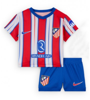 Atletico Madrid Hemmakläder Barn 2024-25 Kortärmad (+ Korta byxor)